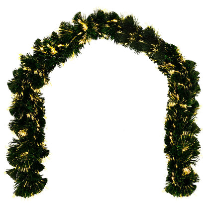 Christmas Garland 48 LEDs Warm White PVC