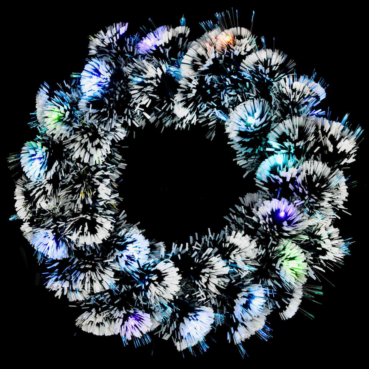 Christmas Garland 16 LEDs Multicolour steel