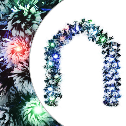 Christmas Garland 200 cm 16 LEDs Multicolour PET