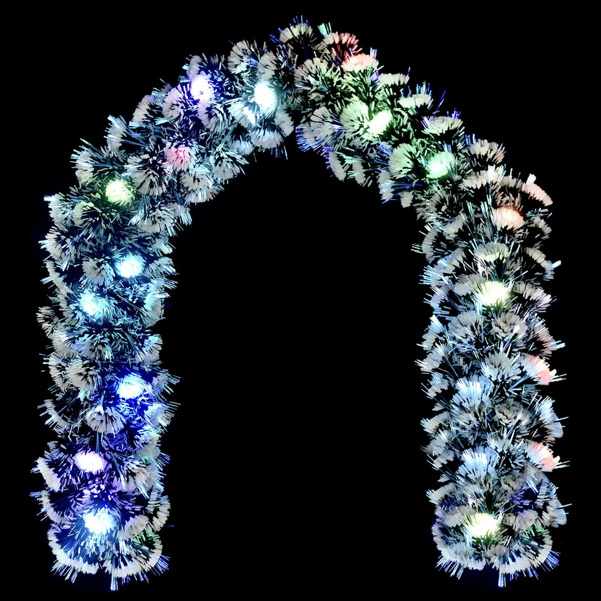 Christmas Garland 200 cm 16 LEDs Multicolour PET