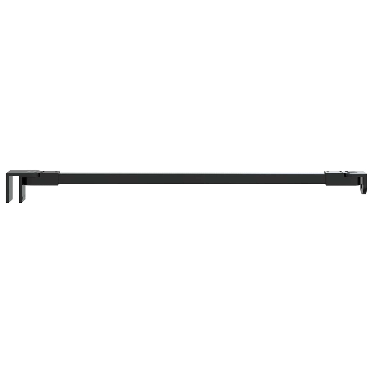 Shower Door Support Bar 47.5 cm for 68/ mm Glass Black