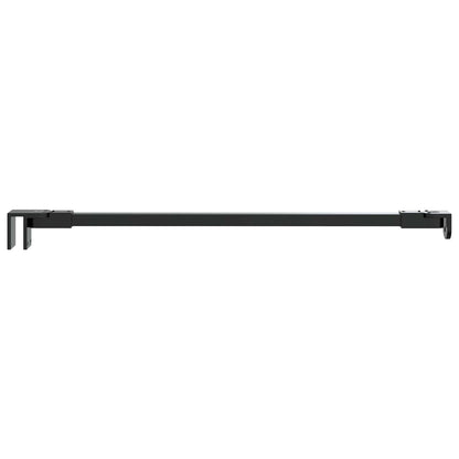 Shower Door Support Bar 47.5 cm for 68/ mm Glass Black