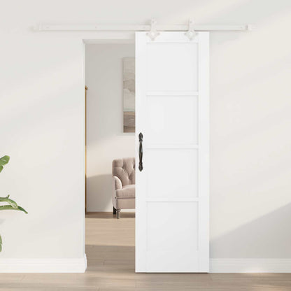Sliding Door 61 x 198.5 cm Engineered Wood White