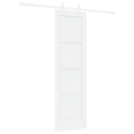 Sliding Door 61 x 198.5 cm Engineered Wood White