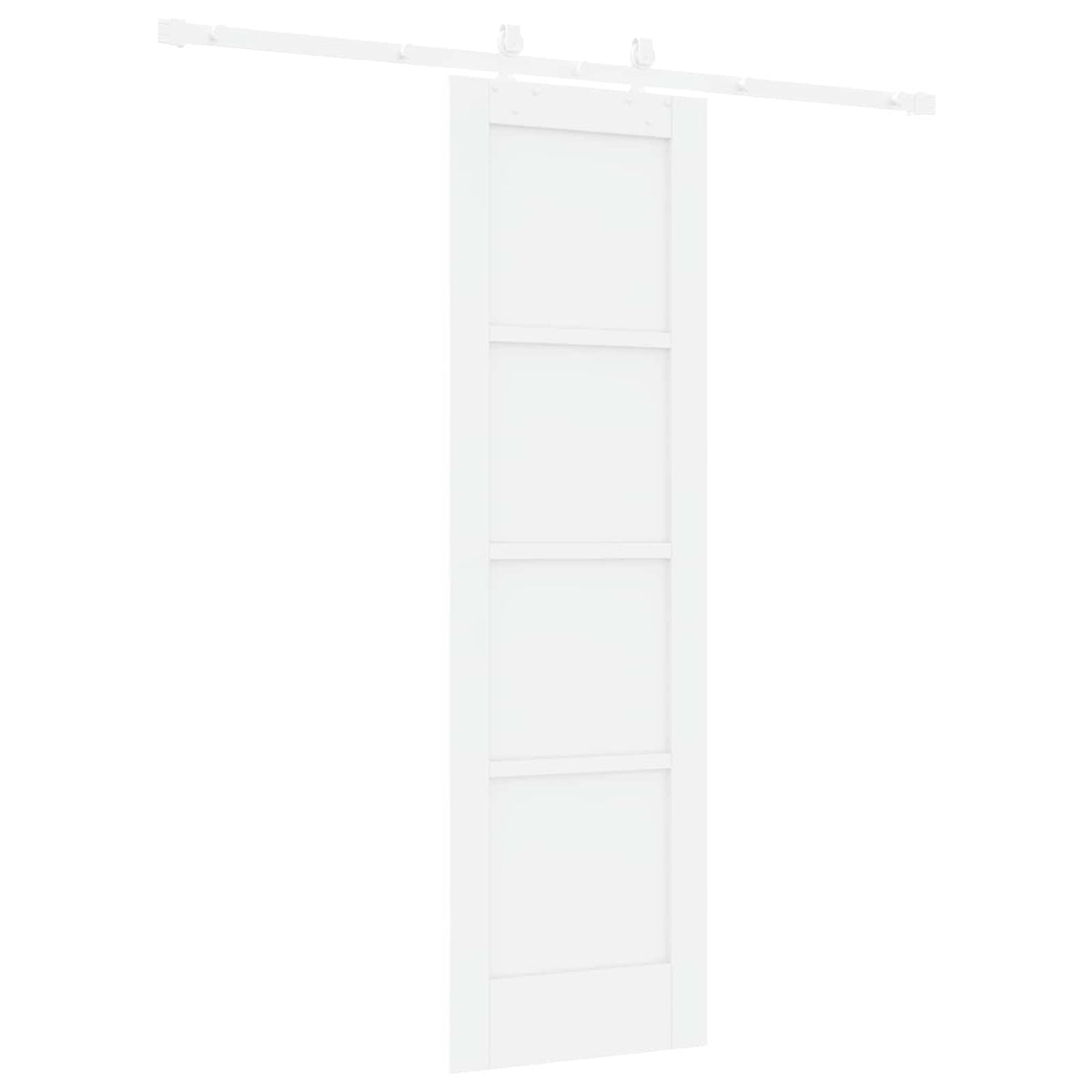 Sliding Door 61 x 198.5 cm Engineered Wood White