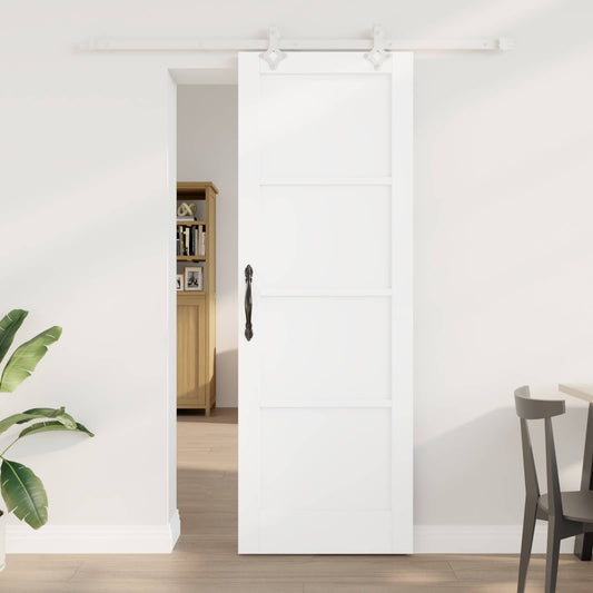 Sliding Door 73.5 x 211 cm Engineered Wood White