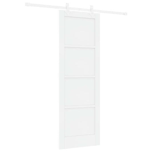 Sliding Door 73.5 x 211 cm Engineered Wood White