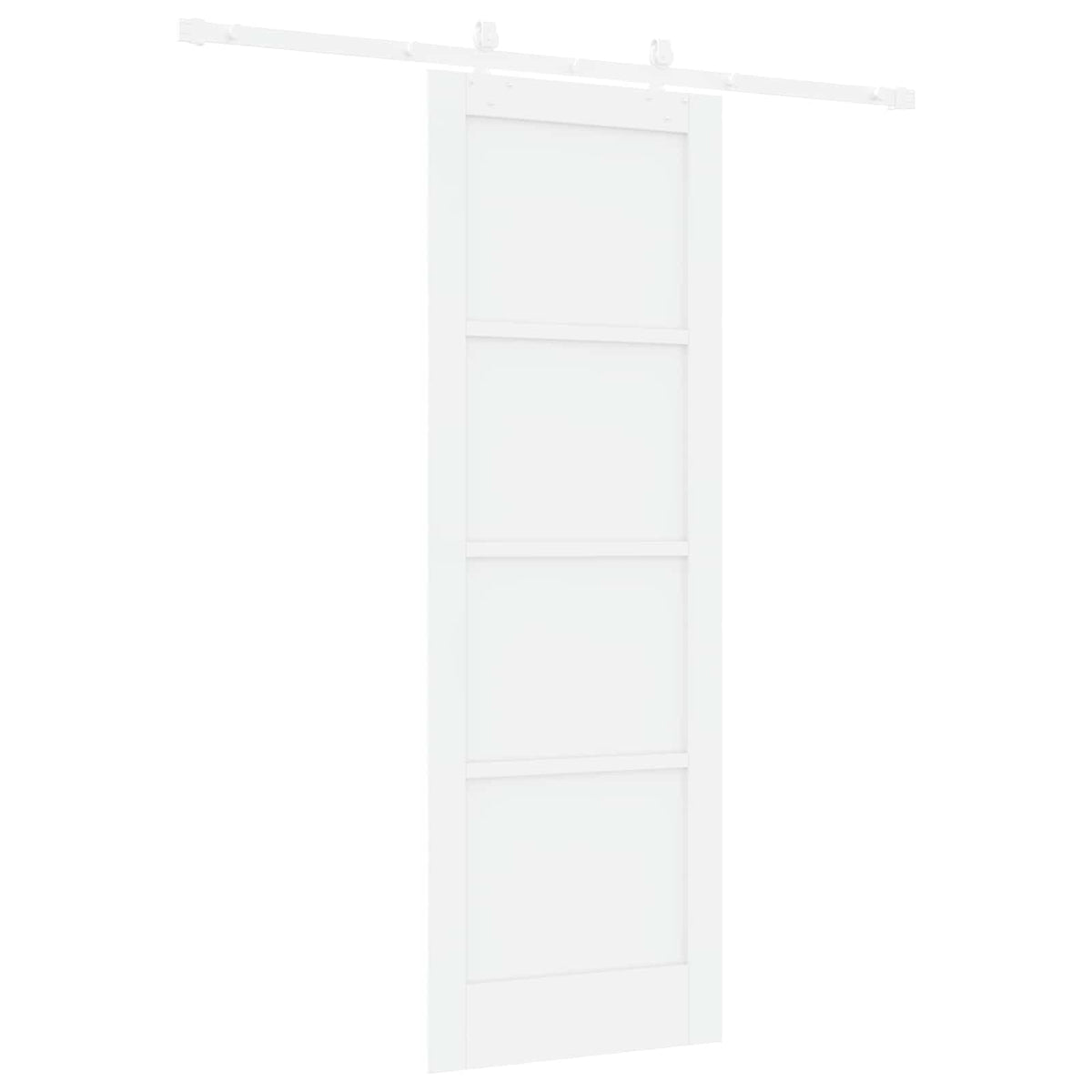 Sliding Door 73.5 x 211 cm Engineered Wood White