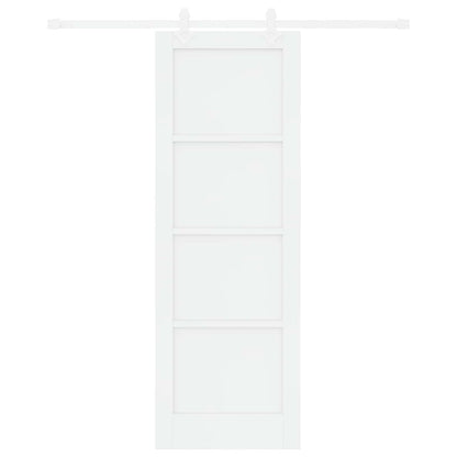 Sliding Door 73.5 x 211 cm Engineered Wood White