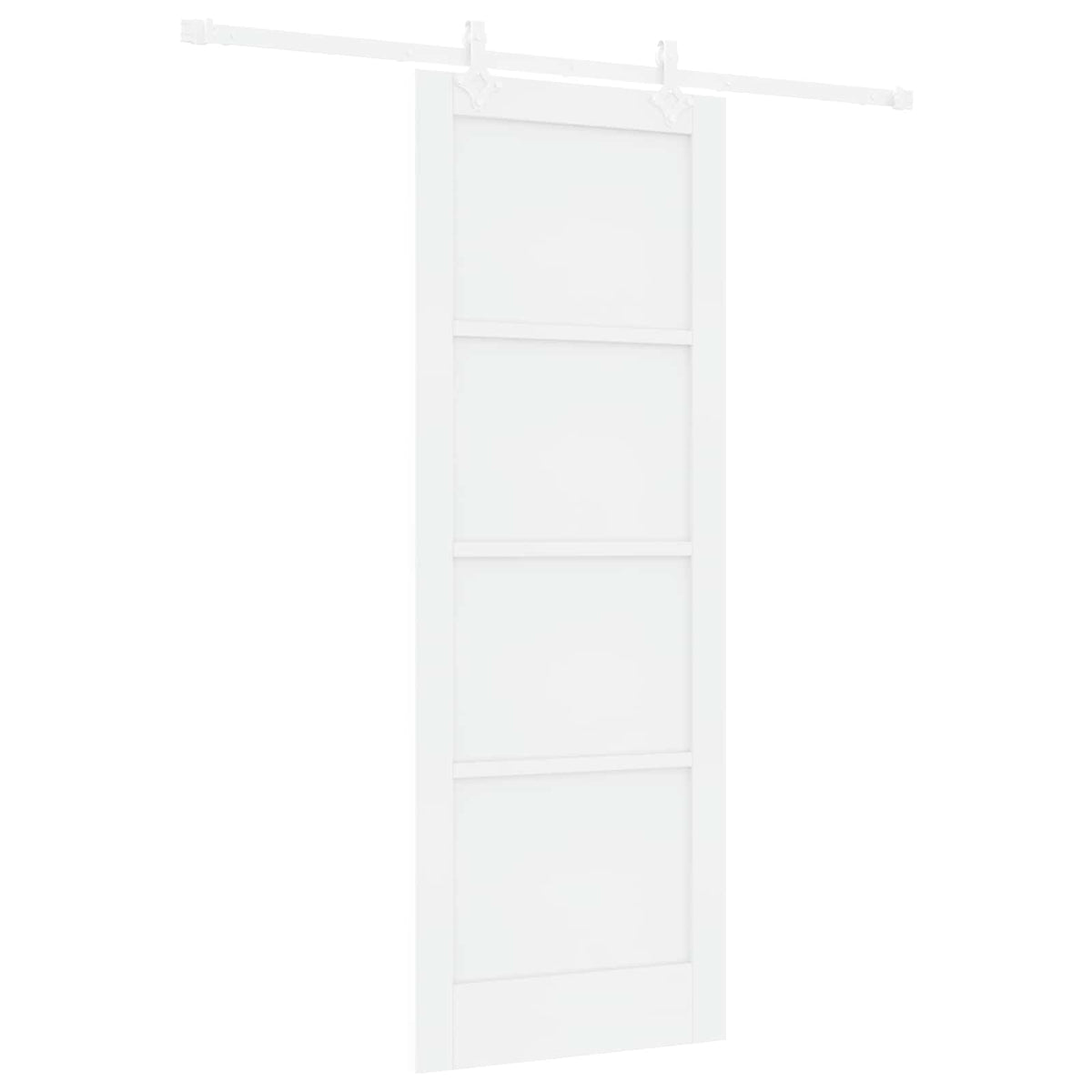 Sliding Door 78 x 211 cm Engineered Wood White