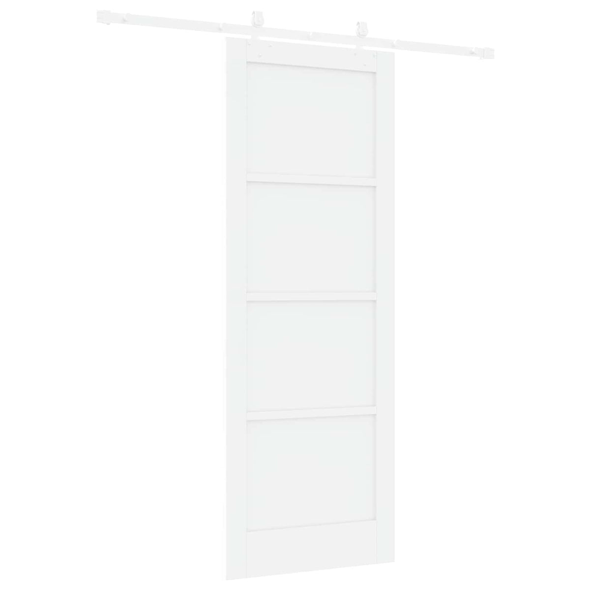 Sliding Door 78 x 211 cm Engineered Wood White