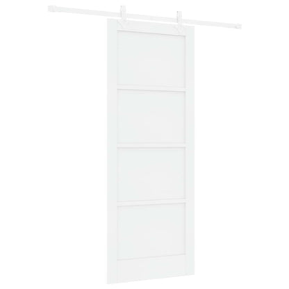 Sliding Door 83 x 211 cm Engineered Wood White