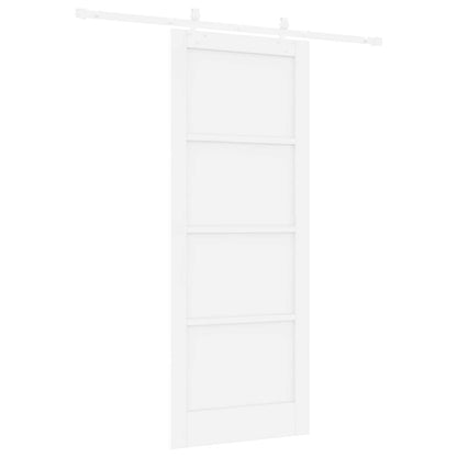 Sliding Door 83 x 211 cm Engineered Wood White