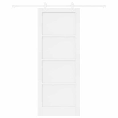 Sliding Door 83 x 211 cm Engineered Wood White