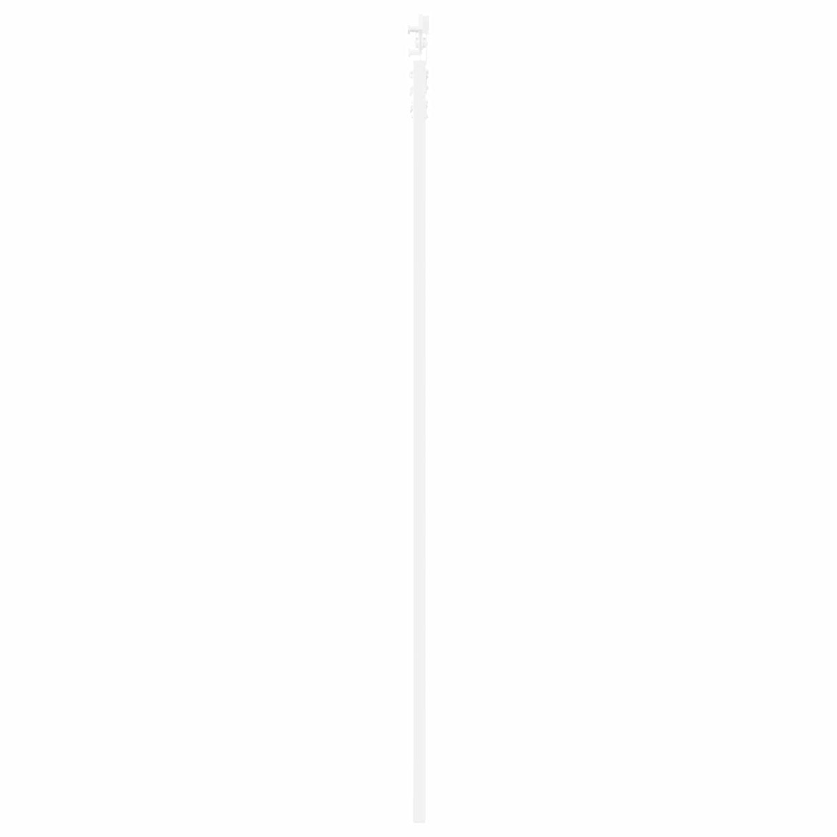Sliding Door 93 x 232 cm Engineered Wood White