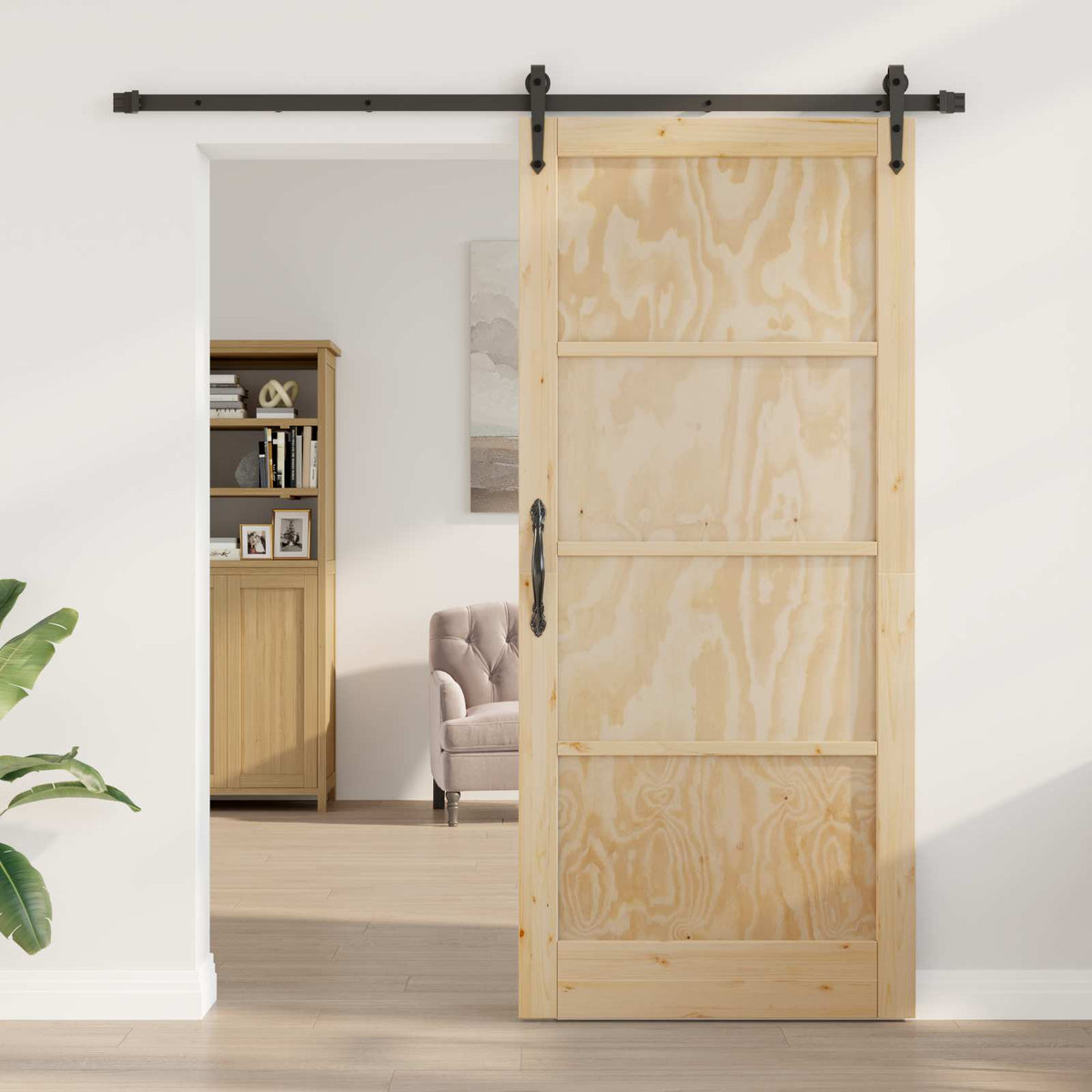 Sliding Door ORKDAL 93 x 211 cm Engineered Wood