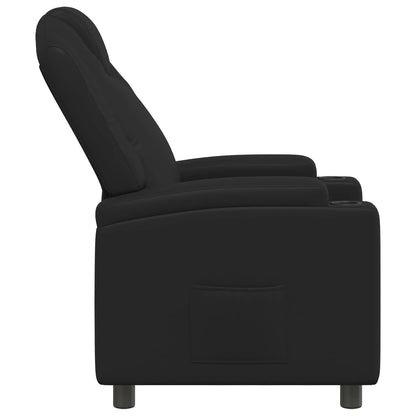 Recliner Chair Black 75 x 95 x 106 cm Fabric