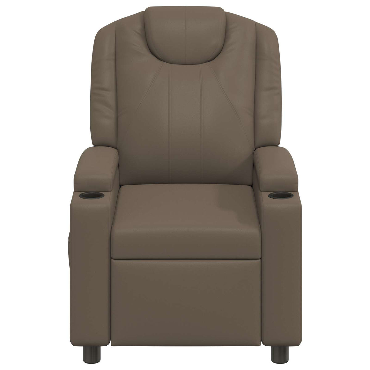 Recliner Chair Grey 75 x 95 x 106 cm Fabric