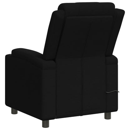 Recliner Massage Chair Black 75 x 95 x 100 cm Fabric