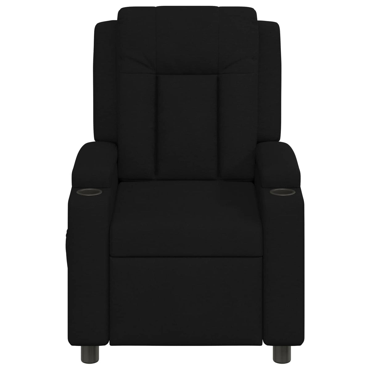 Recliner Massage Chair Black 75 x 95 x 100 cm Fabric
