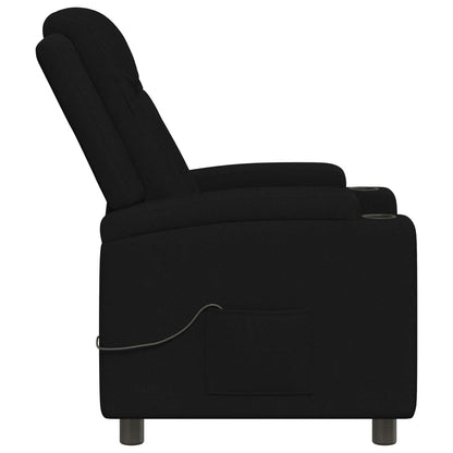 Recliner Massage Chair Black 75 x 95 x 100 cm Fabric