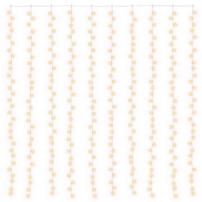 Curtain Lights 300 LEDs Warm White 300 x 300 cm
