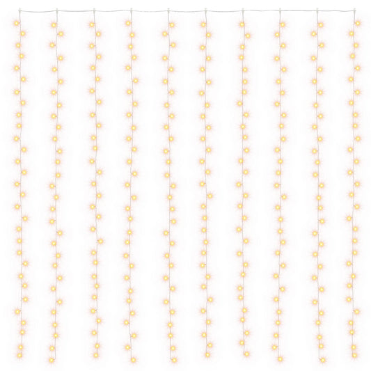 Curtain Lights 300 LEDs Warm White 300 x 300 cm