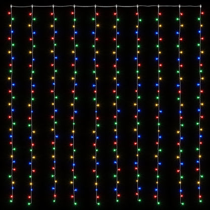 Curtain Lights 300 LEDs Multicolour 300 x 300 cm
