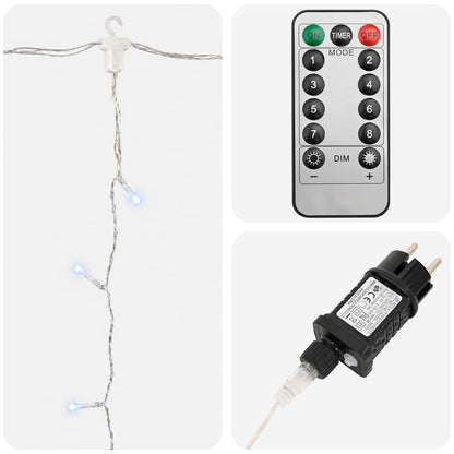 Curtain Lights 600 LEDs Cold White 600 x 300 cm