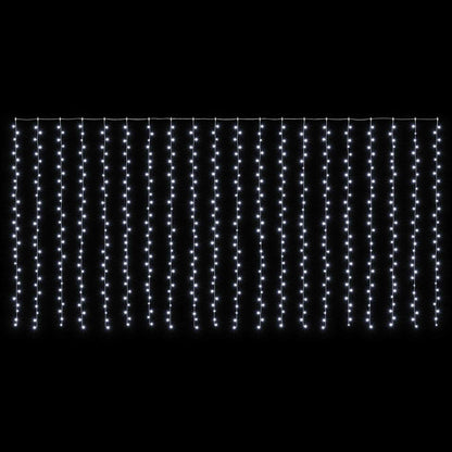 Curtain Lights 600 LEDs Cold White 600 x 300 cm