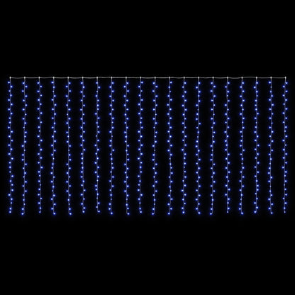 Curtain Lights 600 LEDs Blue 600 x 300 cm