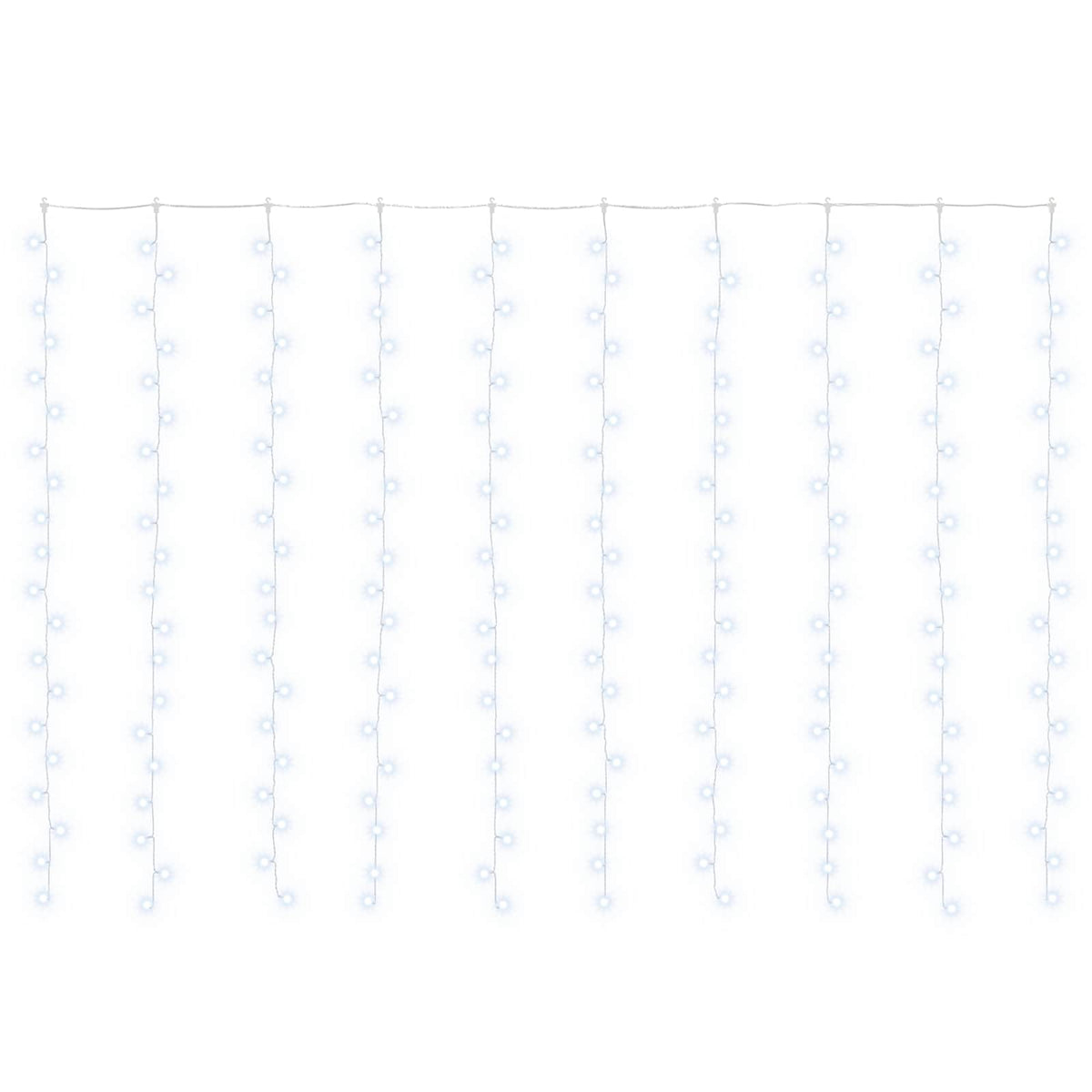 Curtain Lights 200 LEDs Cold White 300 x 200 cm