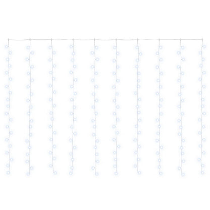 Curtain Lights 200 LEDs Cold White 300 x 200 cm