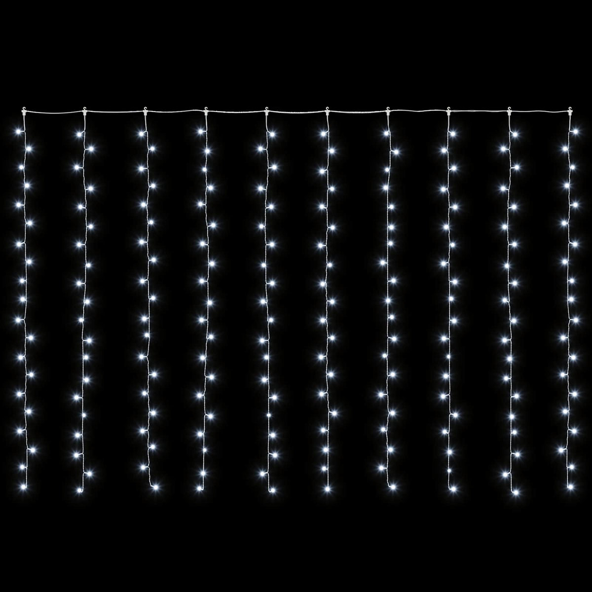 Curtain Lights 200 LEDs Cold White 300 x 200 cm