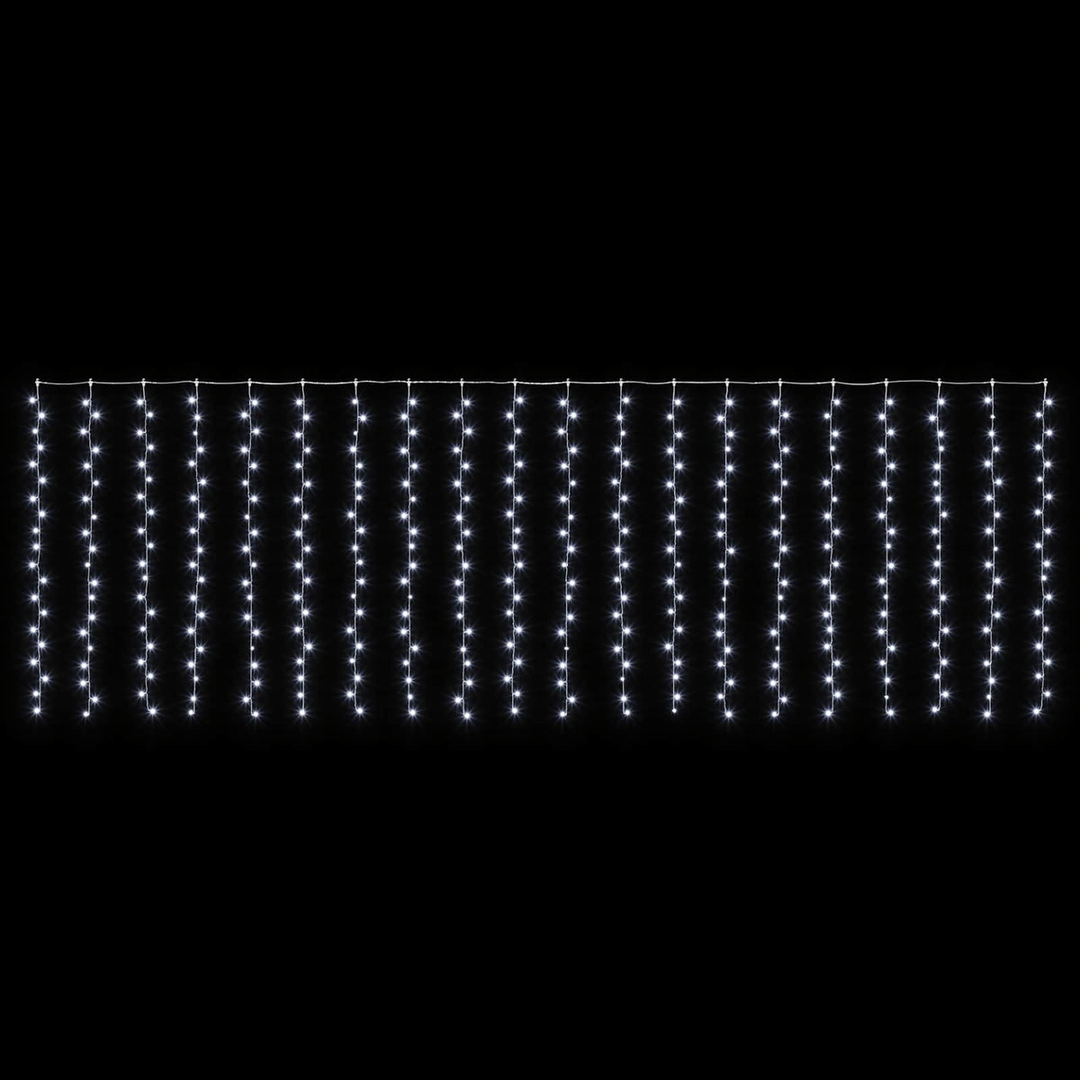 Curtain Lights 400 LEDs Cold White 600 x 200 cm
