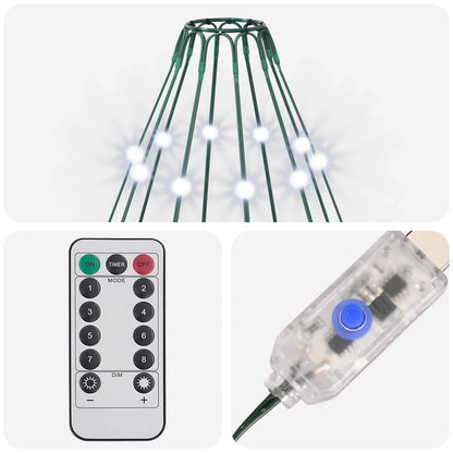 Christmas Tree Lights 150 LEDs Cold White 150 cm