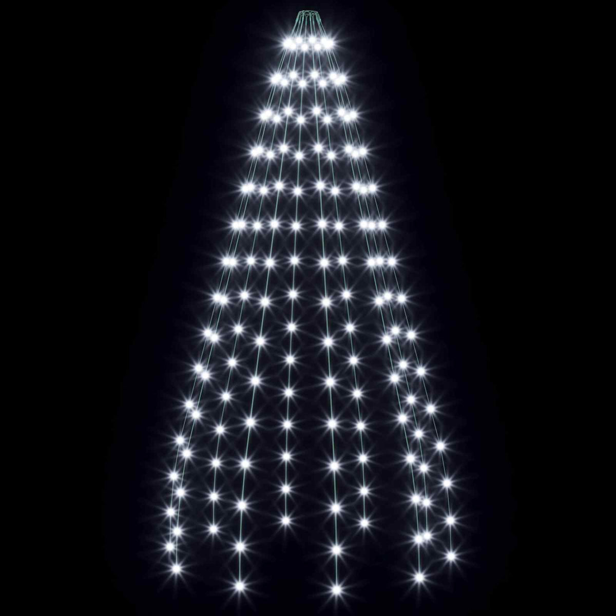 Christmas Tree Lights 150 LEDs Cold White 150 cm