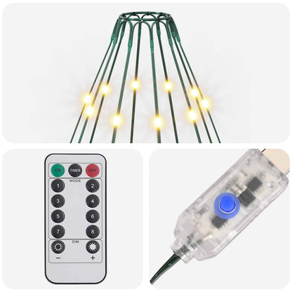 Christmas Tree Lights 180 LEDs Warm White 180 cm