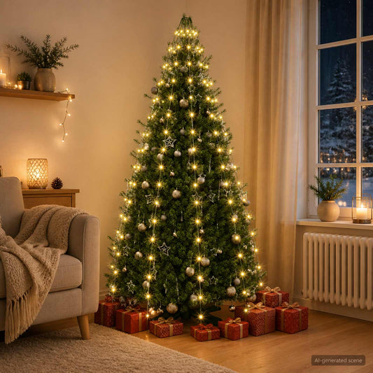 Christmas Tree Lights 180 LEDs Warm White 180 cm