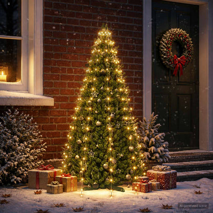 Christmas Tree Lights 180 LEDs Warm White 180 cm