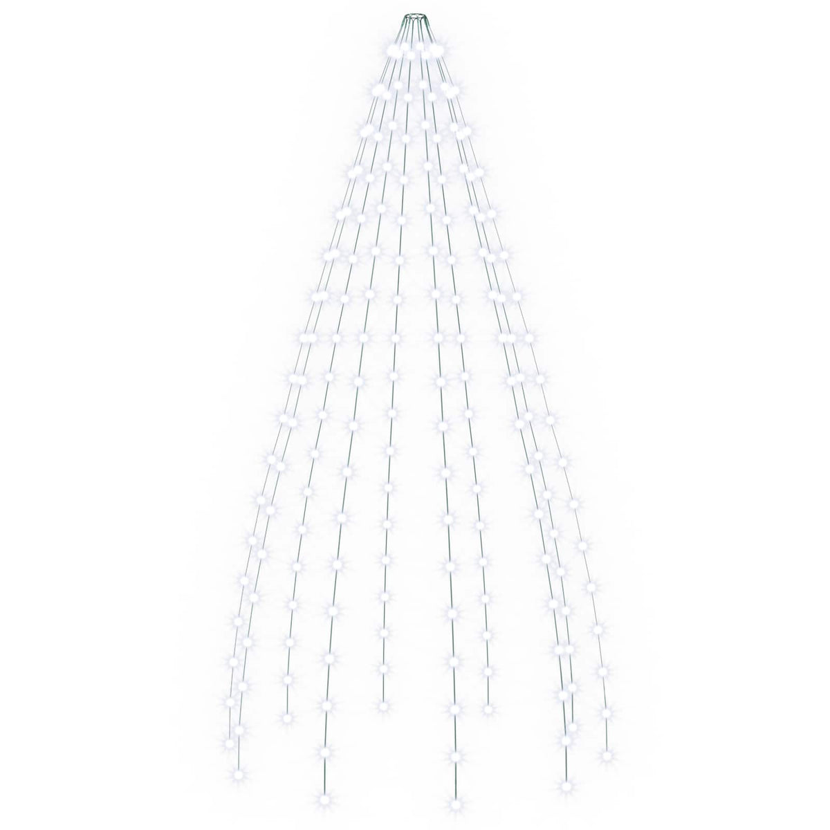 Christmas Tree Lights 180 LEDs Cold White 180 cm
