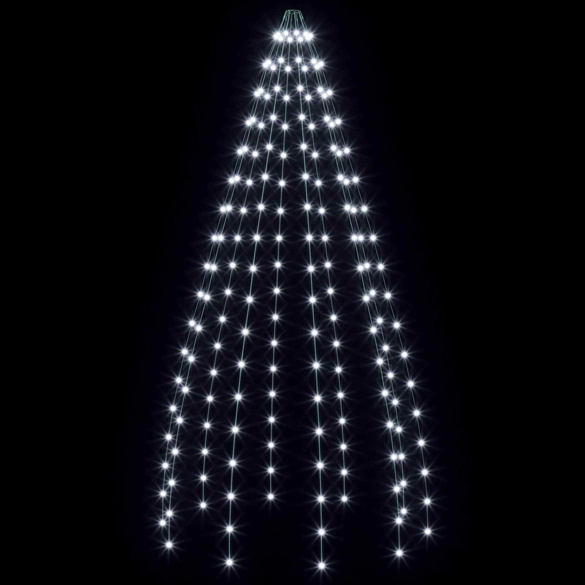 Christmas Tree Lights 180 LEDs Cold White 180 cm