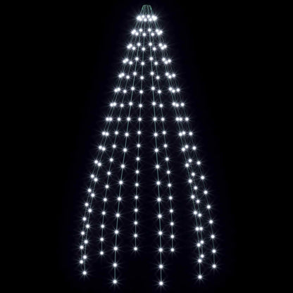 Christmas Tree Lights 180 LEDs Cold White 180 cm