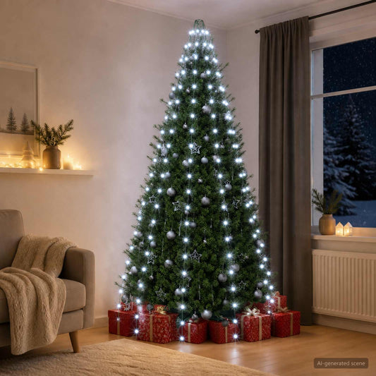 Christmas Tree Lights 210 LEDs Cold White 210 cm