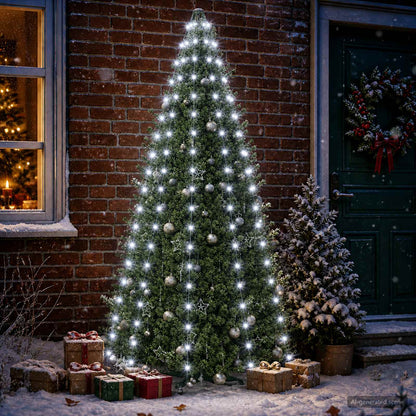 Christmas Tree Lights 210 LEDs Cold White 210 cm