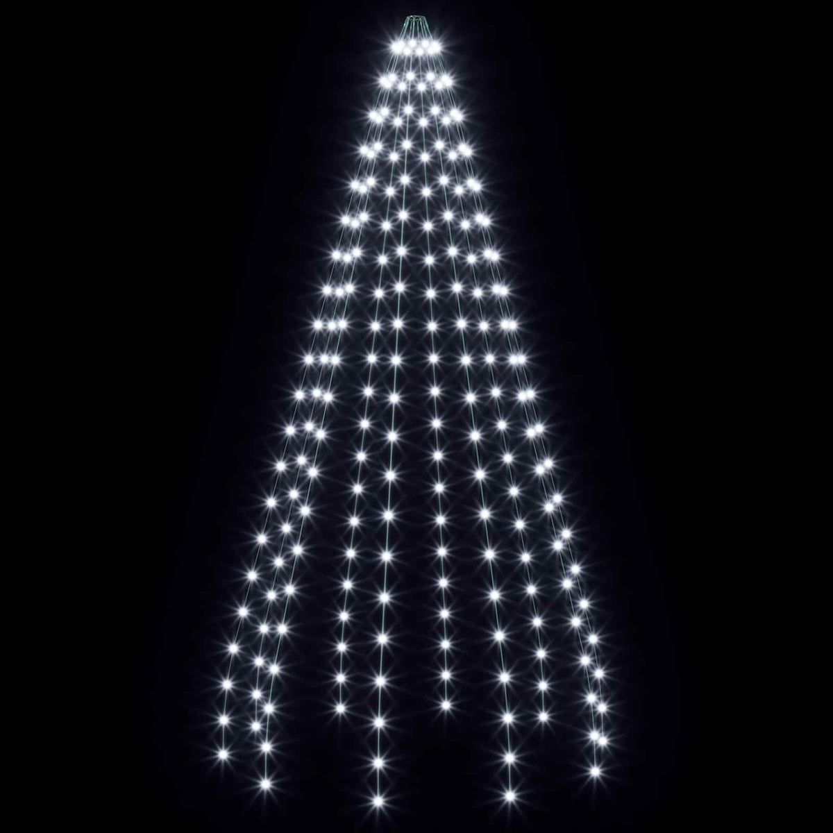 Christmas Tree Lights 210 LEDs Cold White 210 cm