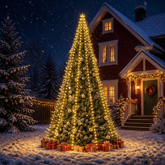 Christmas Tree Lights 500 LEDs Warm White 500 cm