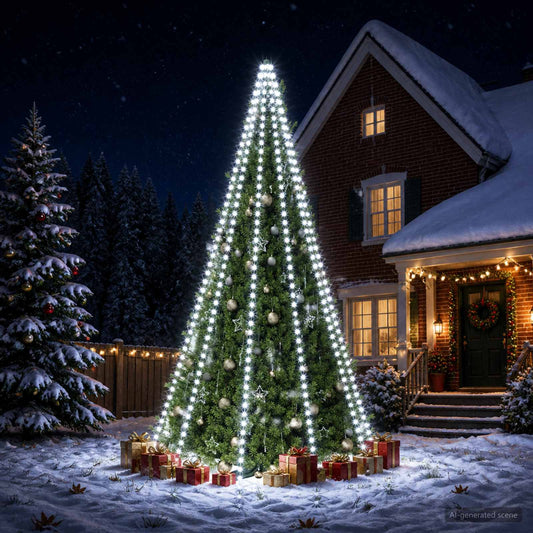 Christmas Tree Lights 500 LEDs Cold White 500 cm