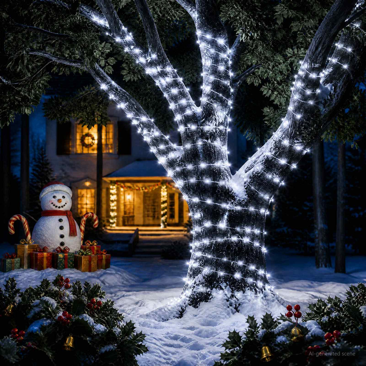 Rope Lights 150 LEDs Cold White 15 m
