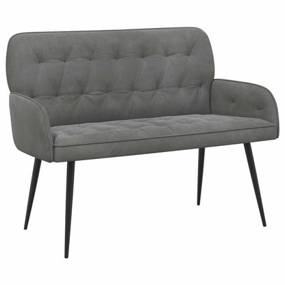 2 Seater Sofa with Metal Legs 2-Seater Dark Grey Velvet
